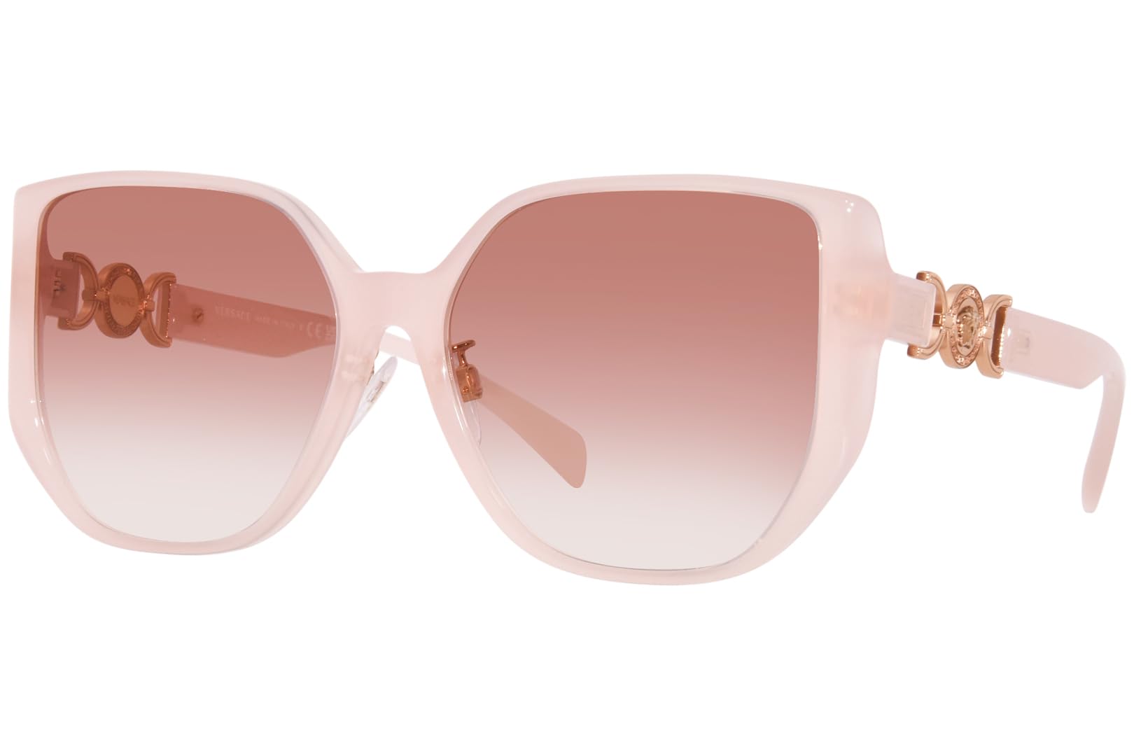 Versace Women's Pink/Red Ve4449d 5394V0 Woman Sunglasses Acetate Squa Normal Shaded
