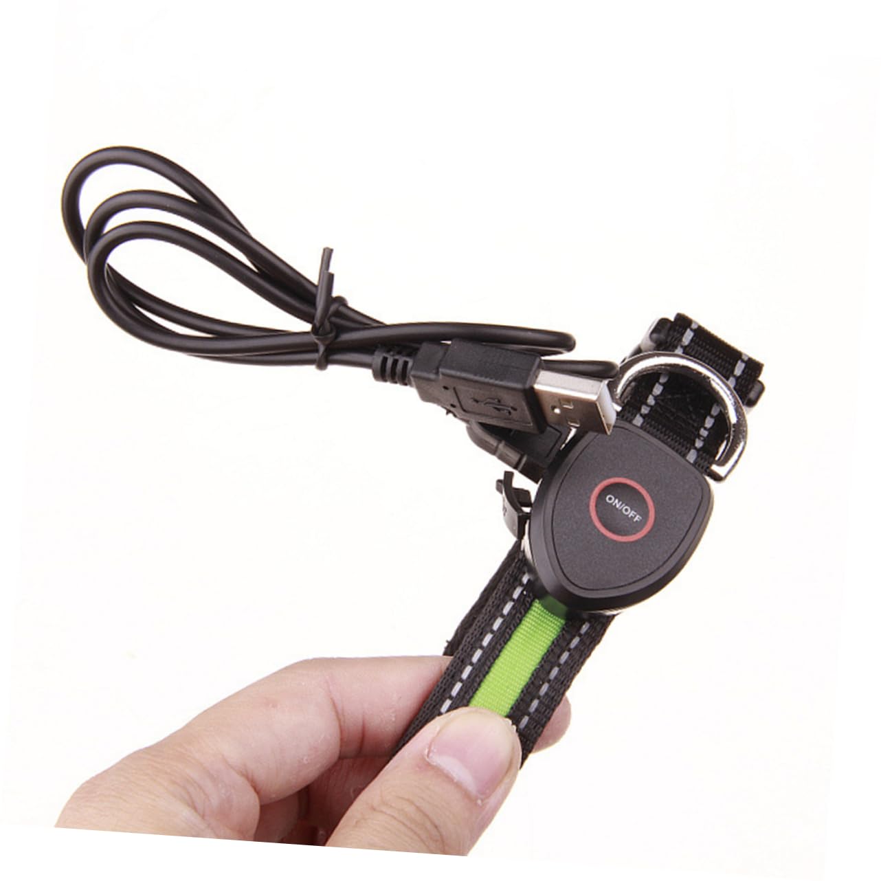 YARNOW 3 Pièces col Lumineux Collier LED pour Animaux de Compagnie Collier mené pour Animaux de Compagnie Lumineux pour éclairé Charge Un Briller Anneau de chaîne