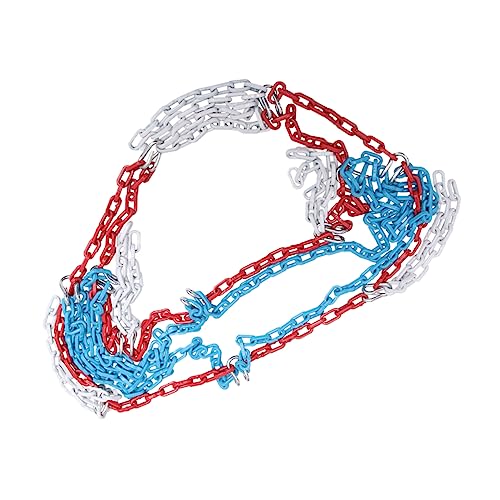 Mipcase Galvanized Manganese Steel Portable Basketball Net Basketball Goal Net 12 Buckles