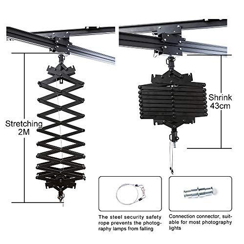 Image of Pantograph for Studio Ceiling Rail System Ceiling Mounting Rail System Accessories Movable Track (Pantograph)
