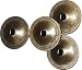 Wevez 2 Pairs Golden Finger Cymbals Zills