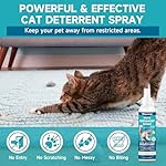 Cat Deterrent Spray, Cat Scratch Deterrent for Furniture, Cat Repellent Spray to Keep Cats Away, Cat Repellent Spray for Furniture Indoor & Outdoor, Prevent Scratching, Digging & Chewing 200ml - Image 2