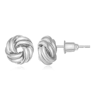 Amazon.com: Silver Earrings Stud for Womens Small Knot
