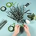 Floral Arrangement Kit, Floral Tape and Floral Wire with Cutter,Green Floral Tape 22 Guage Floral Stem Wire 26 Gauge Green Floral Wire for Bouquet Stem Wrap Florist, Wreath Making Supplies