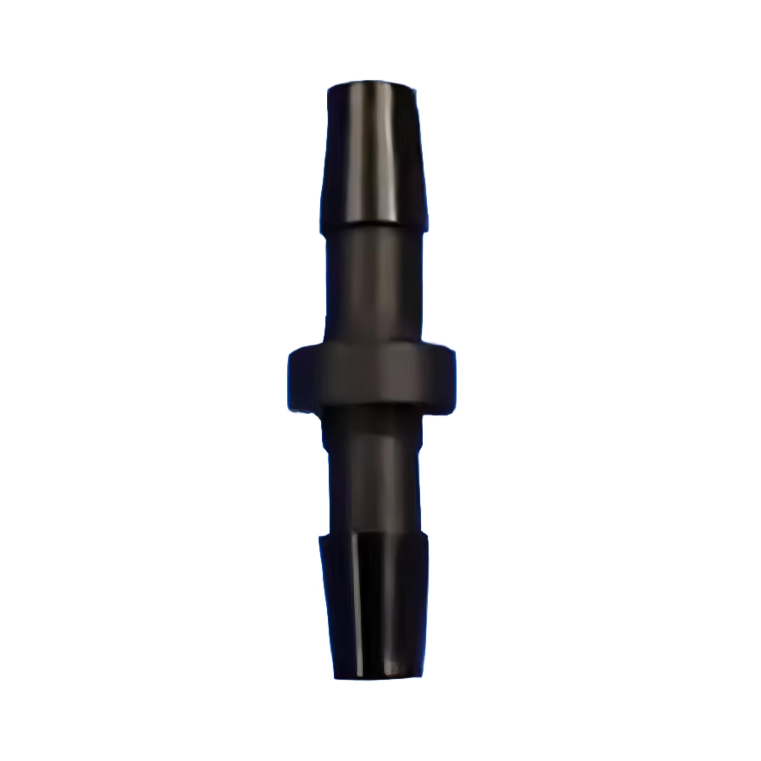 Conectores de conexión de púas for manguera de plástico reutilizable de PP transparente, paquete de 50 for maquinaria de laboratorio y alimentos(4mm 5/32inch Black)