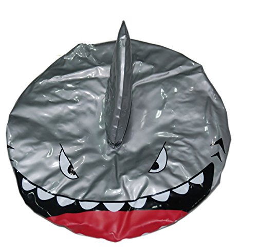 Set Of 2 Waterproof Cute Cartoon Shower Cap Children Kids 3D Animal Spa Swimming Bath Hat Hoods Bathroom Products (Cows + Shark Pattern) #TOP2