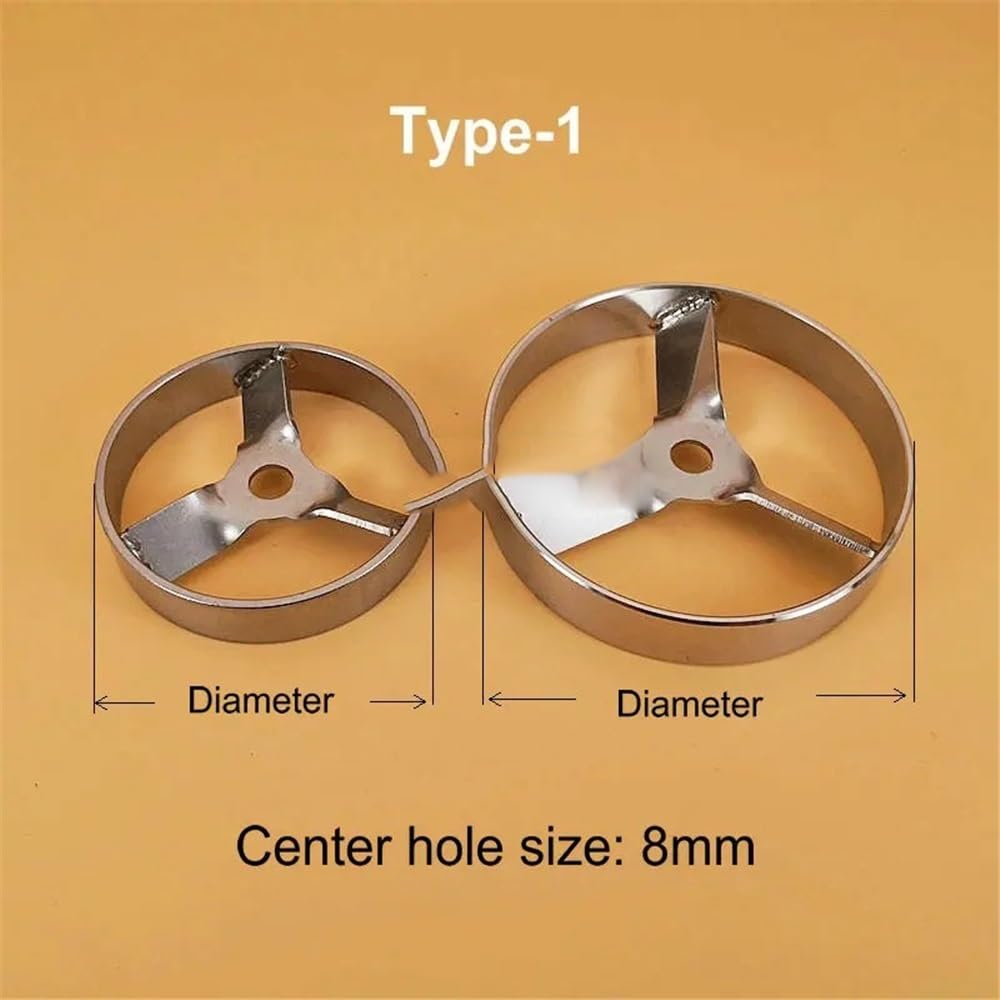 Accessoires pour tiges d'agitation de laboratoire Tige et lame d'agitation de laboratoire en acier inoxydable 304, 8x200-500mm OD50-100mm(OD100mm type-1)