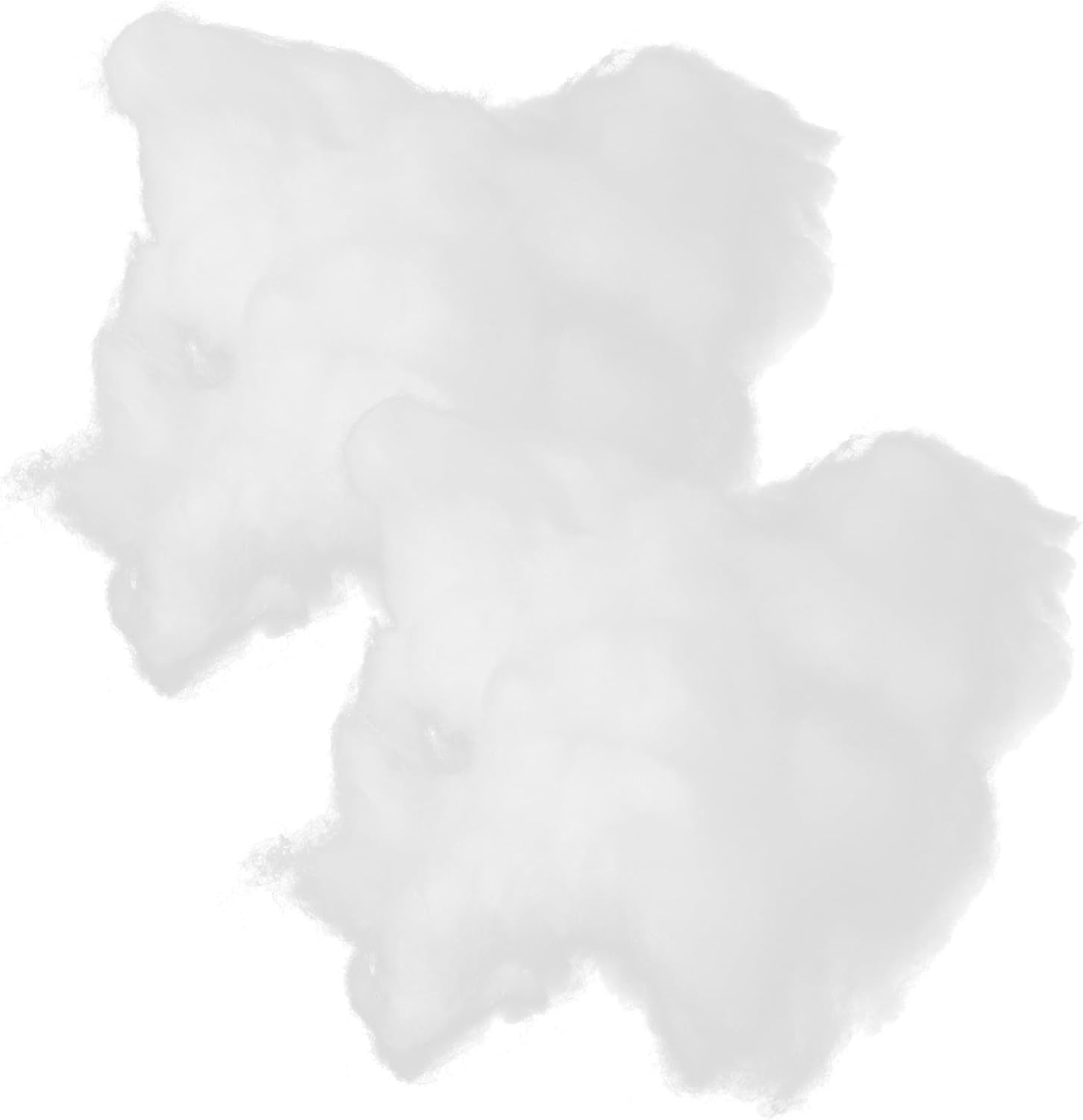 2bags Realistic Fake Snow for Crafts DIY Artificial Fluffy Cotton Snow Blanket for Christmas