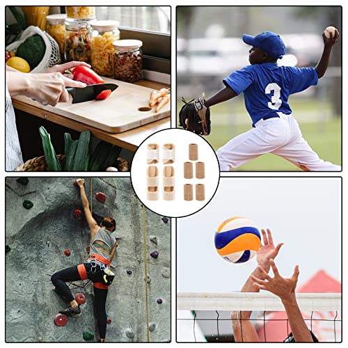 Aiex 4Pcs Trigger Finger Splints And 5Pcs Finger Sleeves, 2 Sizes Pain Relief Finger Stabilizer Brace Finger Straightener Immobilization Splint For Broken Sprained Swollen Fingers (Skin Color) #TOP6