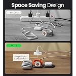 InfinaCore 3-in-1 Charging Station for Apple Devices - Travel Essentials- Magnetic Wireless Travel Charger - Foldable Charging Pad for Magsafe iPhone 16 15 14 13 12 Pro Max/Plus, AirPods & Apple Watch - Image 3