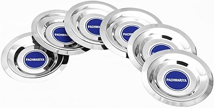 Stainless Steel Small Glass Lid Cover/Tumbler Lid/Bowl Cover/Cup Cover – Dustproof/Rust Resistant/Durable Kitchen Accessory (6)