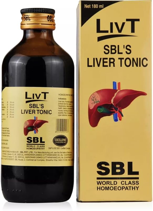 SBL Homeopathic Liv-T Syrup (180ml) - by MuralidharExports