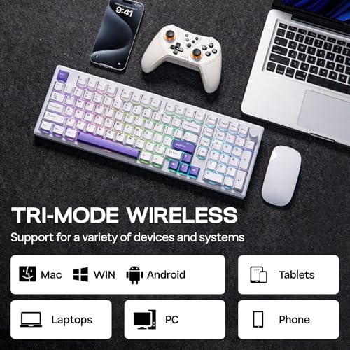 EPOMAKER Galaxy100 QMK/VIA対応 ワイヤレスメカニカルキーボード の商品画像 4