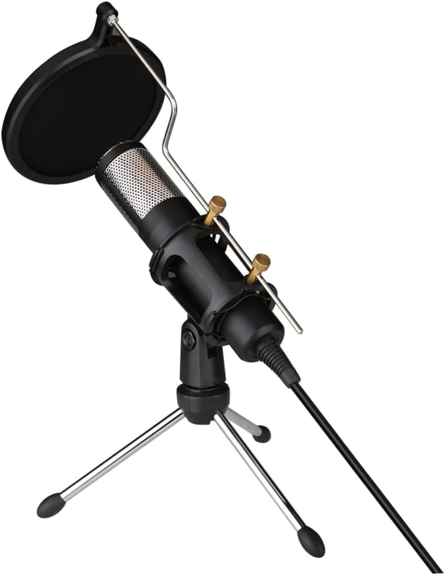 Milisten USB Lavalier Microphone Plug and Play Microphone USB Plug for Computer Distance Chat Conference Interview