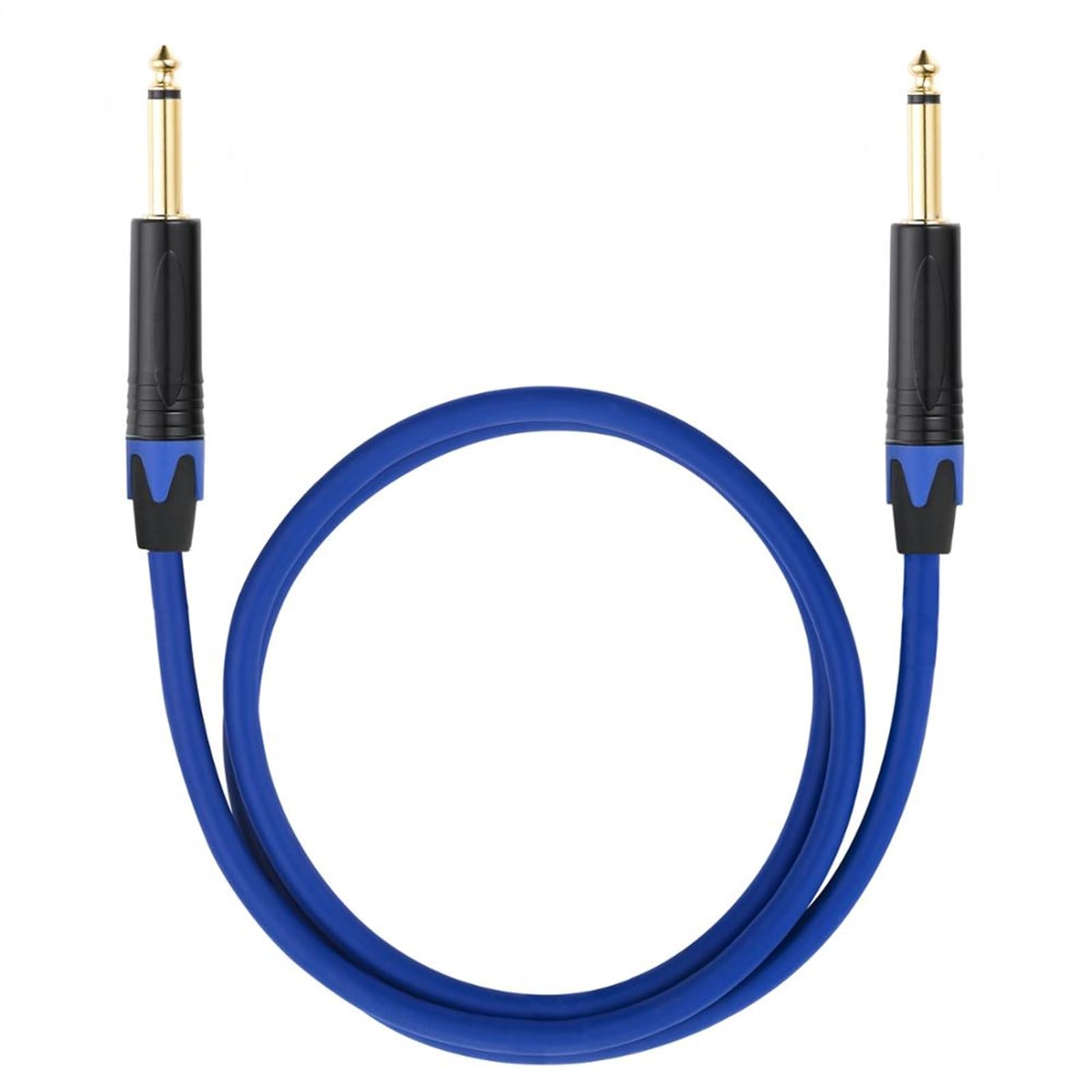 1/4 Pouces 6.5mm Jack Mâle À 6.5mm Jack Mâle Guitare Instrument Câble OFC Câble Audio Feuille + Tressé Blindé Câble Instrument (Color : 3m)
