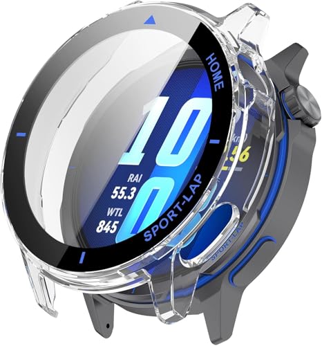 Lemxiee Cover per HUAWEI WATCH GT Runner 2 Case con Pellicola Vetro Temperato