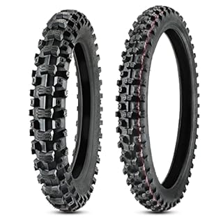 MaxAuto Front 70/100-19 & Rear 90/100-16 for Dirt Bike Tire, Replacement Motocross Off-road Tire for All Dirt Pit Bikes