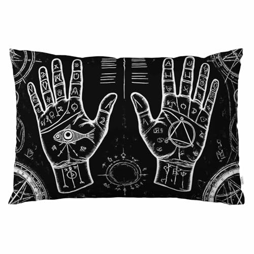 EKOBLA Pillowcases Pillows Covers Cases Bedroom Decor Decoration Rectangle Two Sides Printed 20x30 Inch Hotel,Cafe,Car,Sofa Throw Pillow Case Cushion Cover