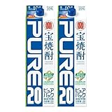 Takara 宝焼酎 ピュアパック 20度 紙パック [ 1800ml×2本 ]