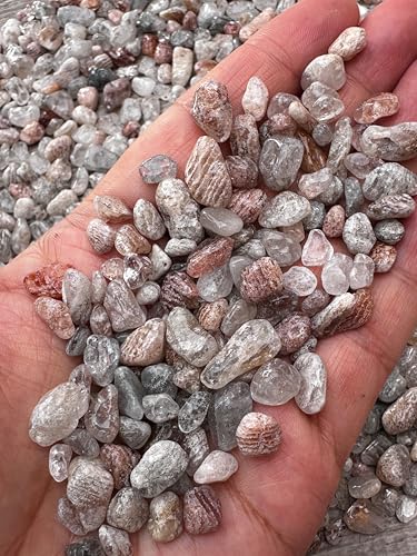 Image of GAF TREASURES 2 oz Lot ThousandLayers Natural Semi Tumbled Gemstone Chips, Crushed Mini Crystals, Undrilled Crystal Chips (Thousand Layers)