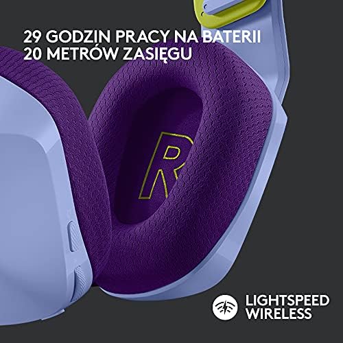 Logitech G733 LIGHTSPEED, 5.55 watogodzin - fioletowy