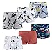 AolsteCell Boxer Enfant Garçon, sous-Vêtements Garçon, Boxer Garçon Boxer Slip Garçon en Coton, Lot de 6, Multicolore (Dinosaure), Taille 130 (6-7 Ans)