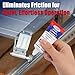 Keze White Lithium Grease Tube Automotive Grasa De Litio Car Door Grease with Brush NLGI 2 Rust Corrosion Waterproof for Hinges, Bearings, Gears, Bike and Garage Doors, Sliding Track,1oz-1 Pack