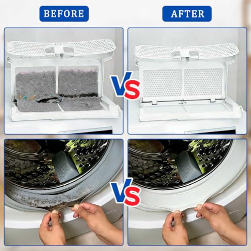 Image of Dryer Vent Cleaner Kit with Dryer Vacuum Hose Attachment