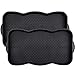 Produktbild Mibao Schuhtablett, 2 Stück Schuhmatte Schuhabtropfschale Schuhablage Schuhwanne Schuhbrett mit erhöhtem Rand,76cmx38cmx3,8cm,Schwarz
