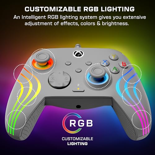 Manette de jeu Xbox Series X Xbox One et PC Afterglow Wave RGB Filaire TURTLE BEACH - vue 3