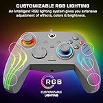 Turtle Beach Afterglow Wave Wired RGB Gaming Controller - Licensed for Xbox Series X|S, Xbox One & Windows PCs - Mappable Buttons, Hall-Effect Hair Triggers, Companion App - Grey - Image 4