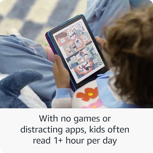 Image of Amazon Kindle Colorsoft Kids 16GB (newest model) - First Kindle for kids in color, with cover - Fantasy River