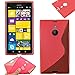 ebestStar - kompatibel mit Nokia Lumia 1520 Hu00fclle Flex Silikongel Handyhu00fclle, Klar TPU Schutzhu00fclle, S-line, Pink