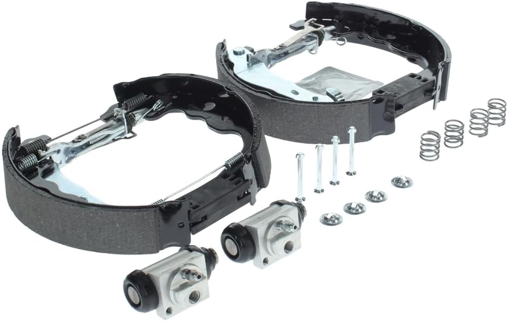 Bosch KS196 Kit Super Pro - Rear drum brake kit - 1 pre-assembled set, 2 wheel brake cylinders, 4 brake shoes