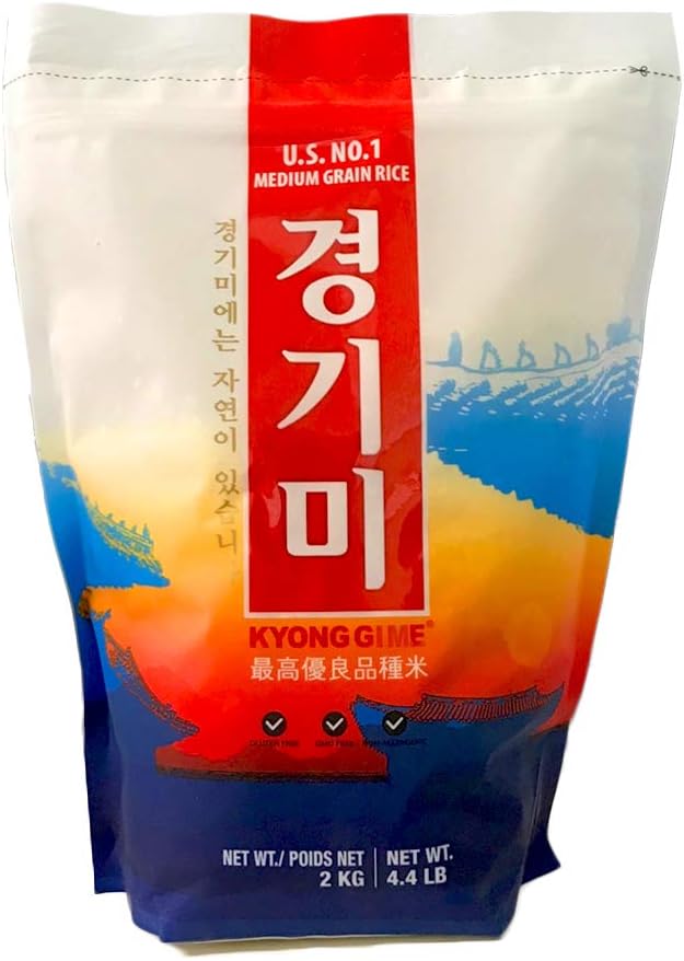 Seoul Shik Poom Kyong Gi Medium Grain Rice 4.4lb 2kg