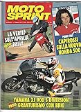  Motosprint 5 del febbraio 1995 Rally Scooter in gara all\'Elba, Prova Yamaha XJ 900 S Diversion
