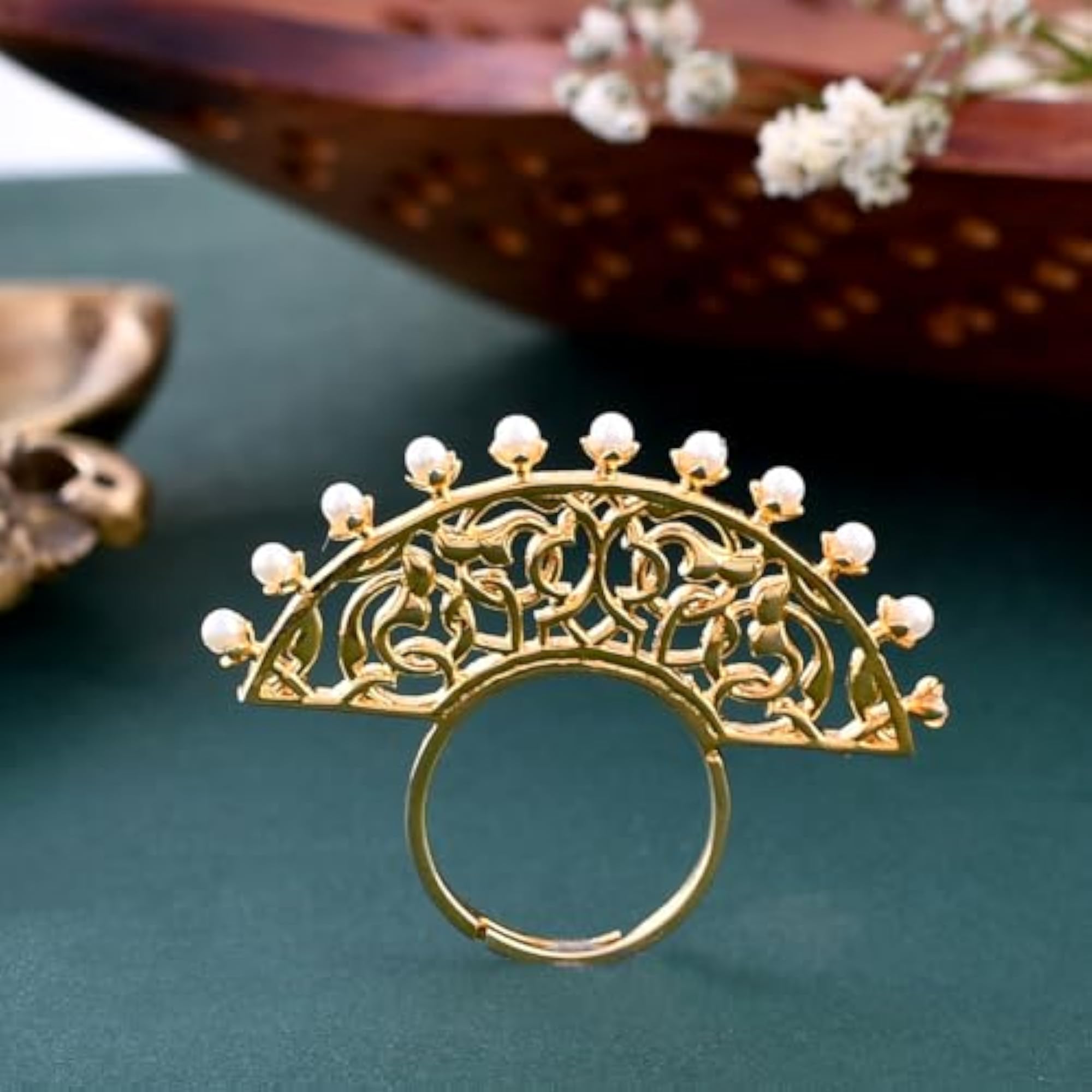 Nazakat Hairat Statement Ring