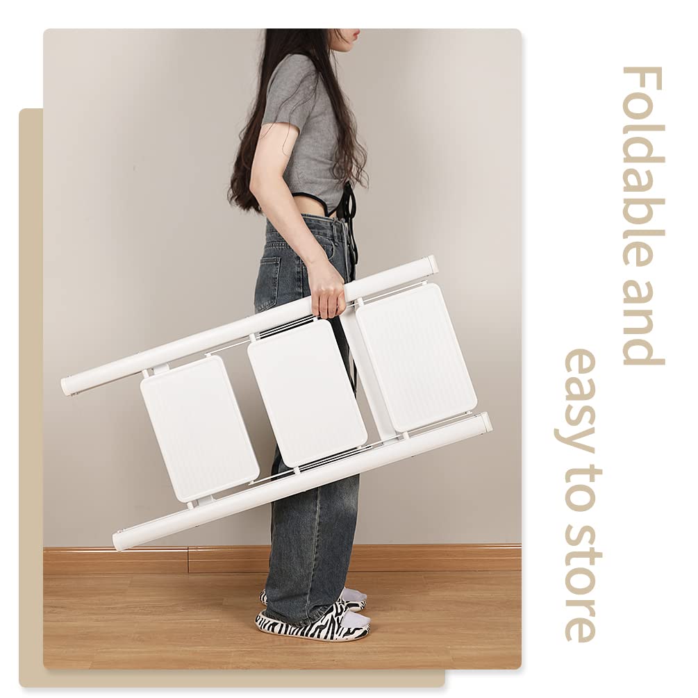 Scala Pieghevole BAOYOUNI - Leggera, Antiscivolo E Con Pedale Largo, Portata 150 Kg - Foto 10