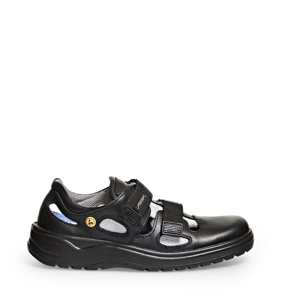 ABEBA 7131136 X-LIGHT ESD Sandalen, O1, FO, SRC, Schwarz, Größe 40