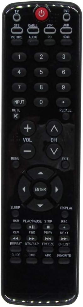 Replacement Remote Control for Haier TV-5620-120 HTR-D10A LE32C13200 LE40C13800 Smart LED HDTV TV