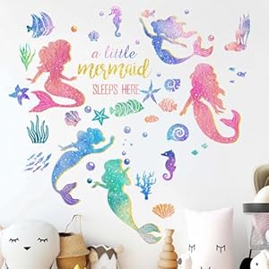 Amimagen Baby Girls Mermaid Wall De...