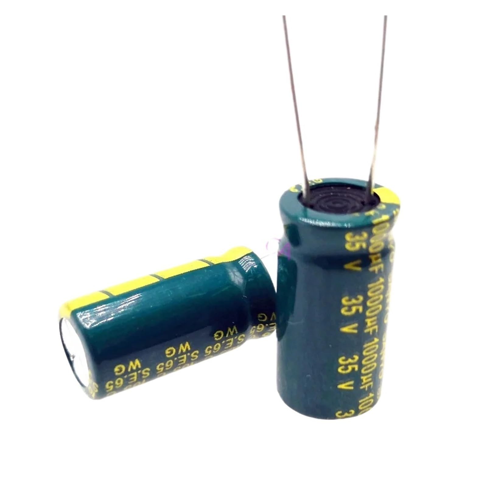 ICXLPMC 100pcs/lot T36 Low ESR/Impedance high frequency 35v 1000UF aluminum electrolytic capacitor size 10 * 20 1000UF35V 35V1000uf 20%