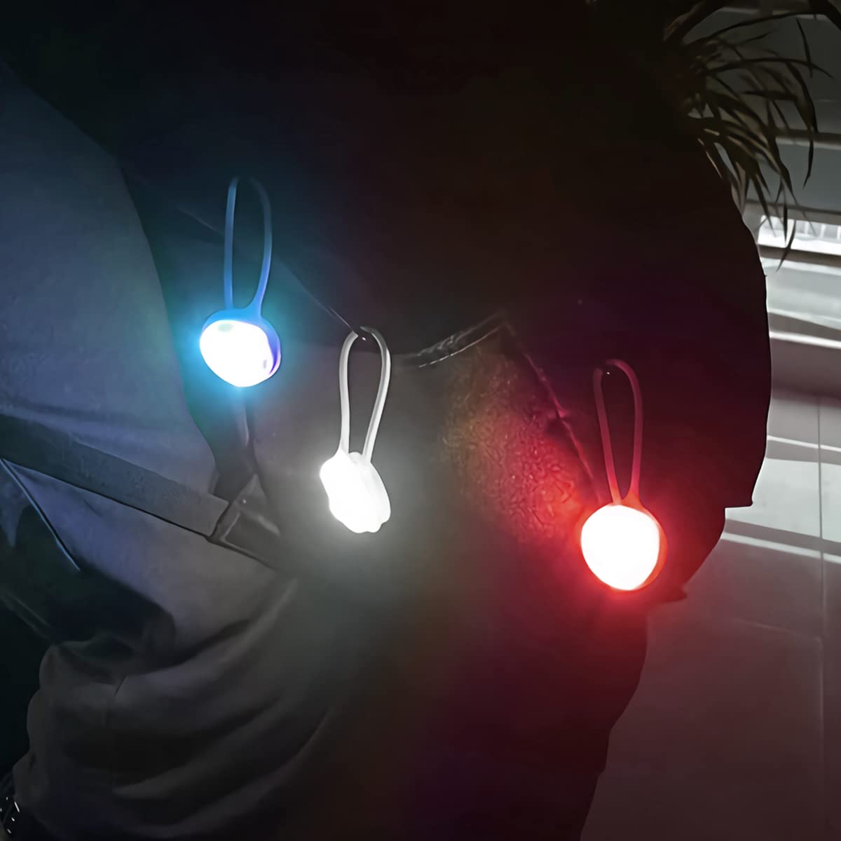 GBKDQQ Lot De 12 Cartables à LED Clignotantes - Réflecteurs De Lumière