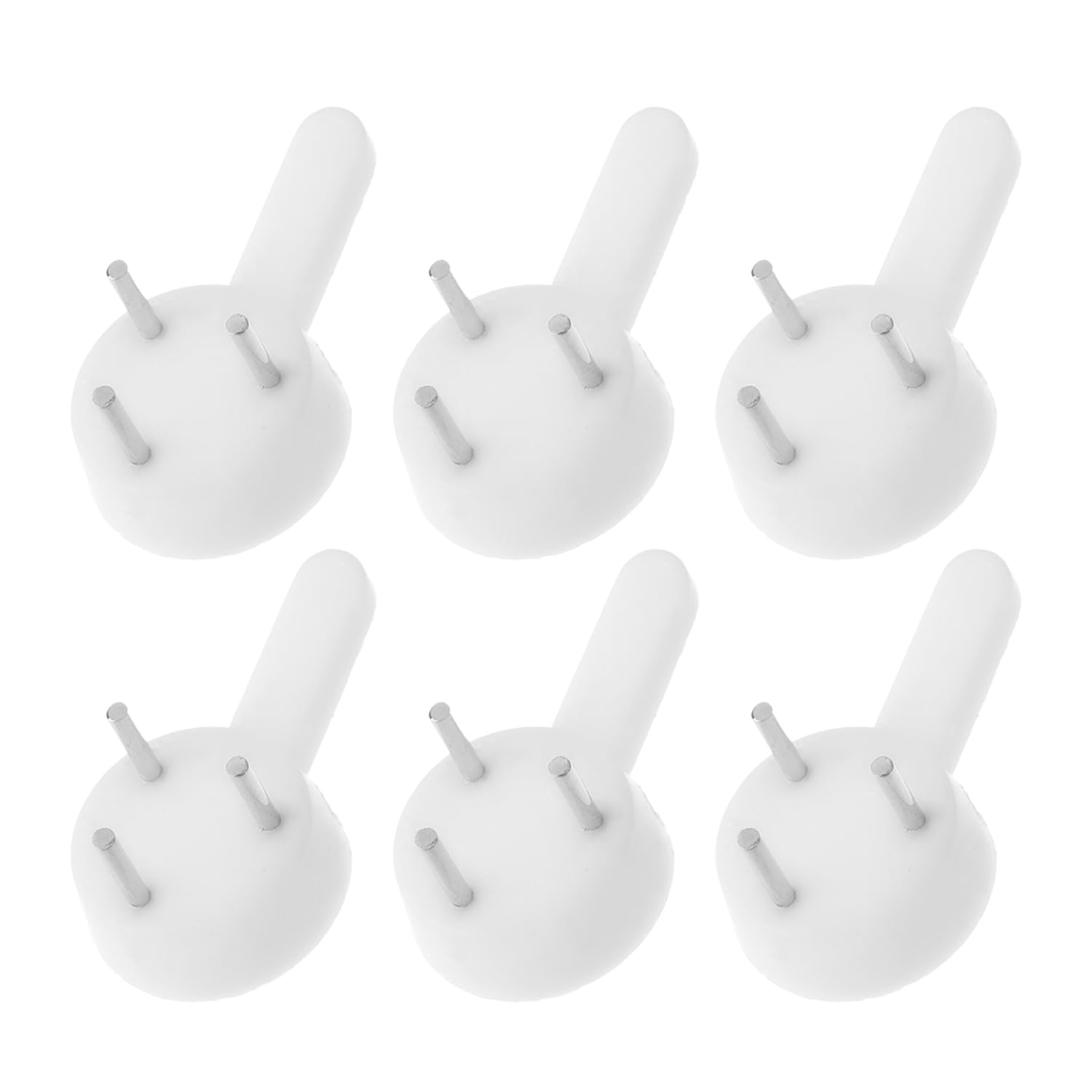 Aicosineg Hardwall Hanger Mount Non-Mark Hook Photo Picture Frame Hanger for Fasteners Wooden Doors Concrete Hooks Wall Wallpaper Walls Hardware White Tone 50pcs