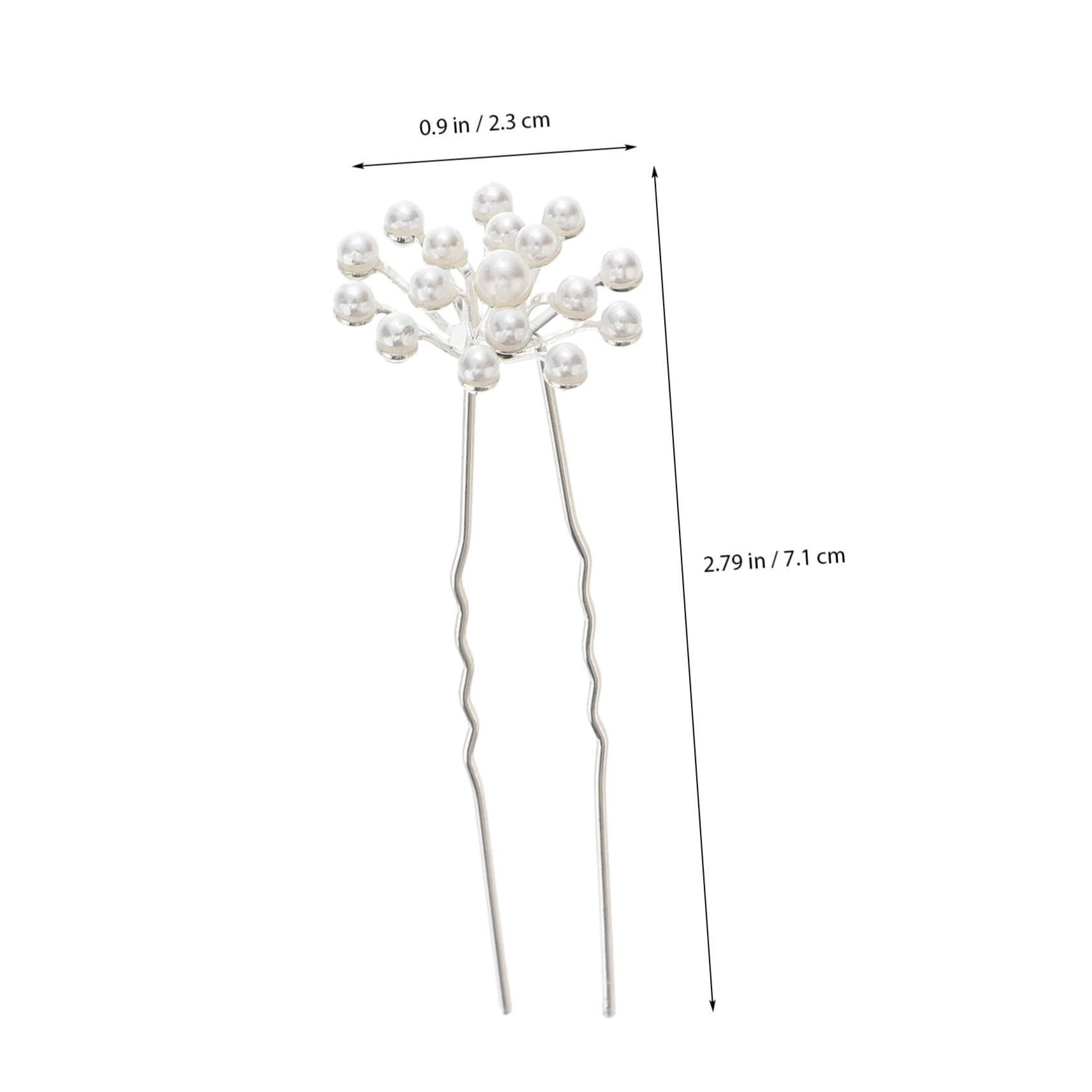Baluue 60stücke Teiliges Hochzeits-haarspangen Mit Gypsophila-design U-förmige Haarnadeln Eleganter Kopfschmuck Für Braut Und Damen Für Hochzeiten Partys Und Besondere Anlässe