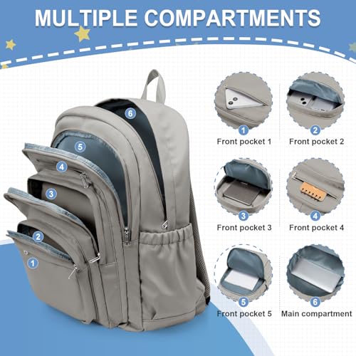 weradar School Backpack With Lots Of Pockets