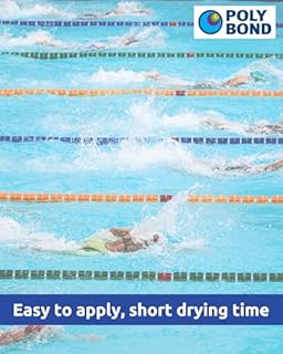 Polybond Swimming Pool Paint - Durable, Fast Drying Pool Paint Black 5 Litre