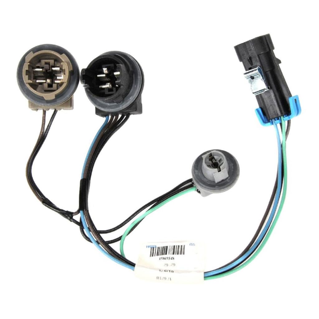 KarParts360 for Chevy Malibu 2004 05 06 07 2008 Tail Light Wiring Harness | Female Terminal | 10.26 Inches Wire Harness Length
