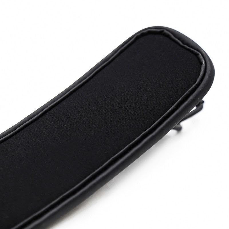 BONDAGERIE® Manette All Black Morbide, con catenina, colore Nero