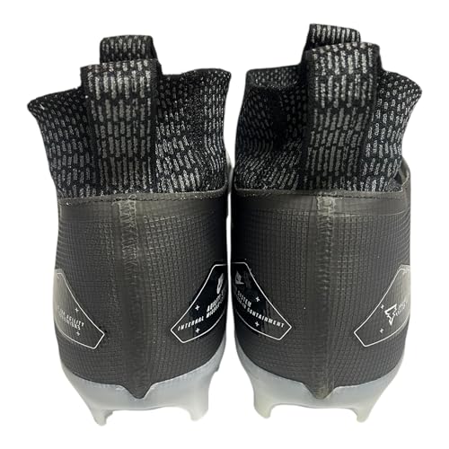 Image of Nike Alpha Menace Elite 3 White /Particle Grey /Opti Yellow /Black Mens Football Cleat.